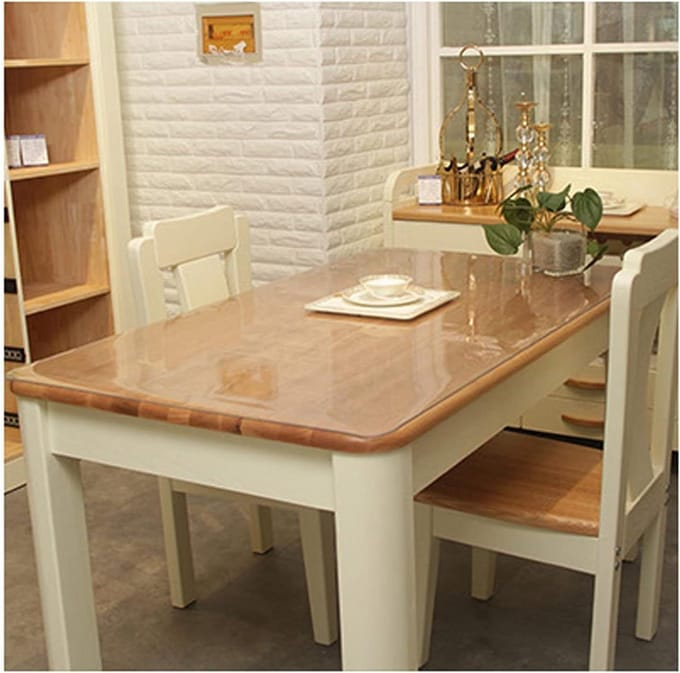 Tafelbeschermer - Onderlegger Bureau - Bureau Beschermen - 15 mm dik - 80x210 cm - Transparant