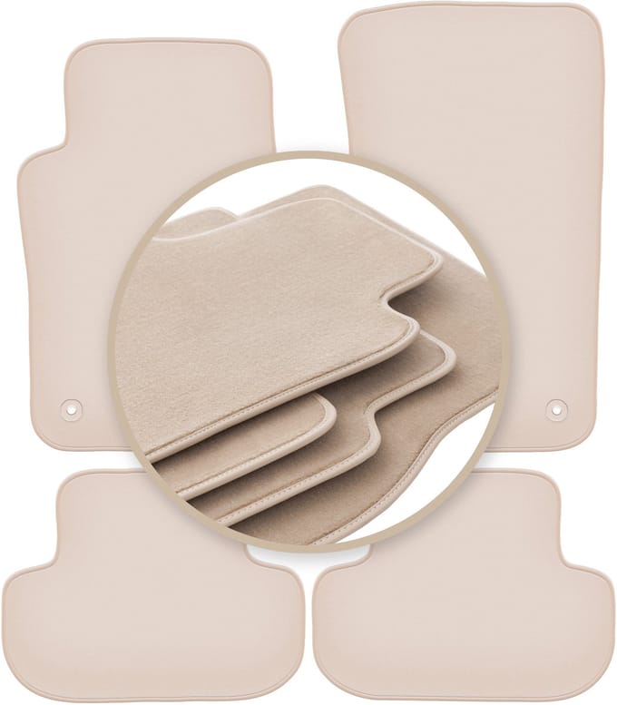 PREMIUM beige vloermatten voor: Chevrolet Camaro V 2006-2015