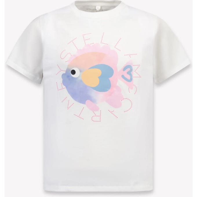 Stella McCartney Kinder meisjes t-shirt in