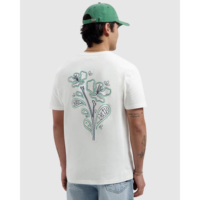 Pure Path T-shirt Embroidered Flower Off White (26010120 - 45)