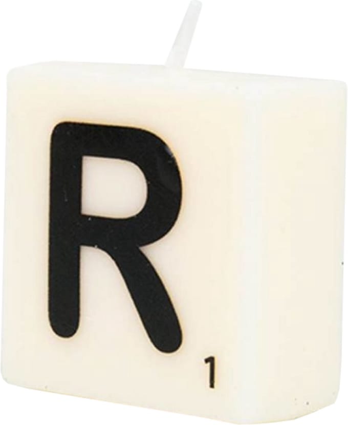 Letter Kaarsje - R