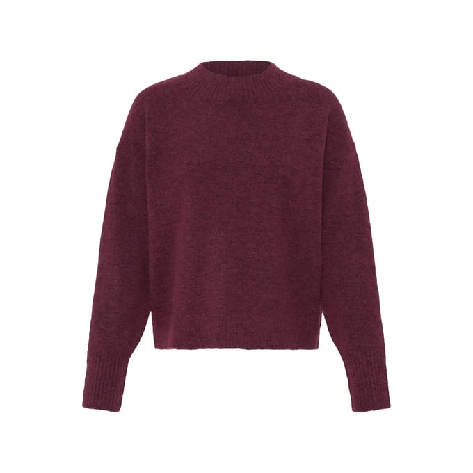 relaxed fit gebreide pullover met wol model 'Sage'