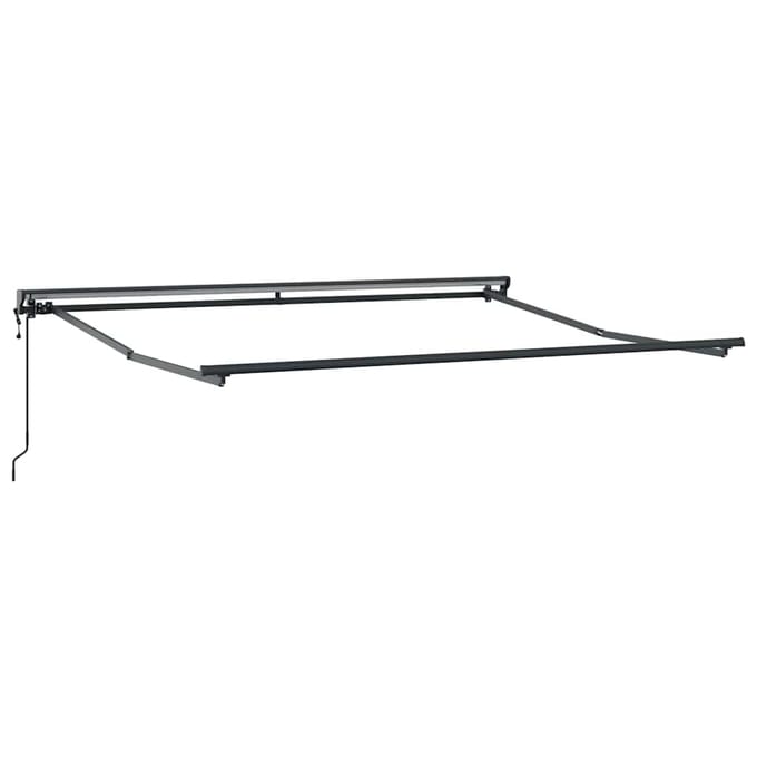 vidaXL - Electric - Awning - Frame - 3,5 - x - 2,5 - m - Antraciet