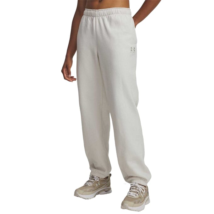 Under Armour Dames Icon Relaxed Fit Joggingbroek (Wit)
