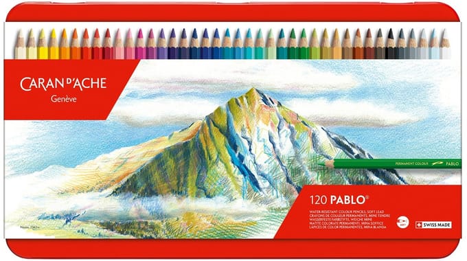 Kleurpotloden Caran D'Ache Pablo 120 potloden