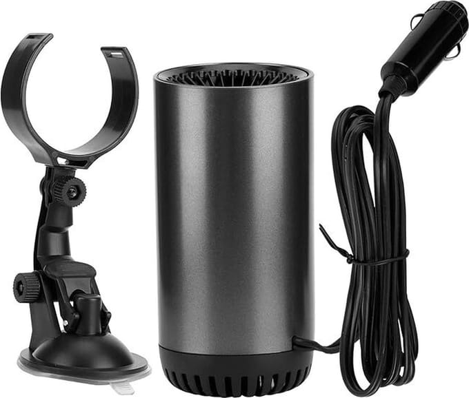 Joiride - Auto Verwarming - Auto ventilator - Autokachel - Auto Verwarming Ventilator - 12V - Snel Verwarmend - TURBOCUP