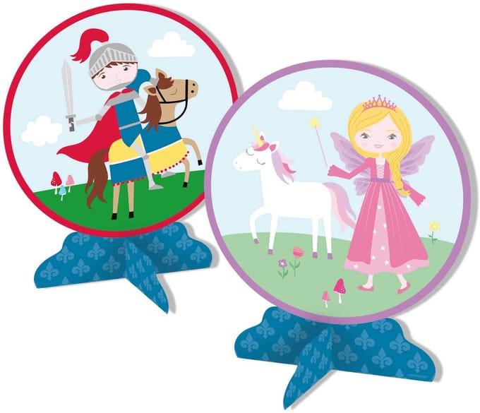 Amscan Tafeldecoratie Princess & Knight 28 X 22 Cm Karton