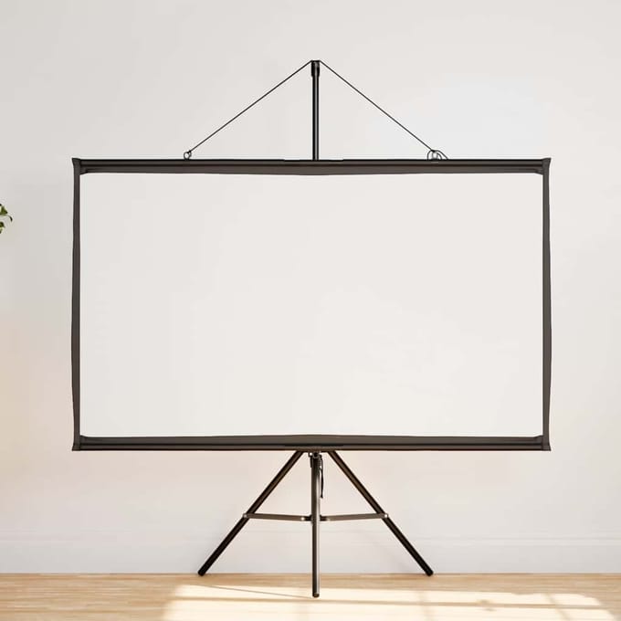 vidaXL - Projectiescherm - met - statief - 60 - inch - 16:9
