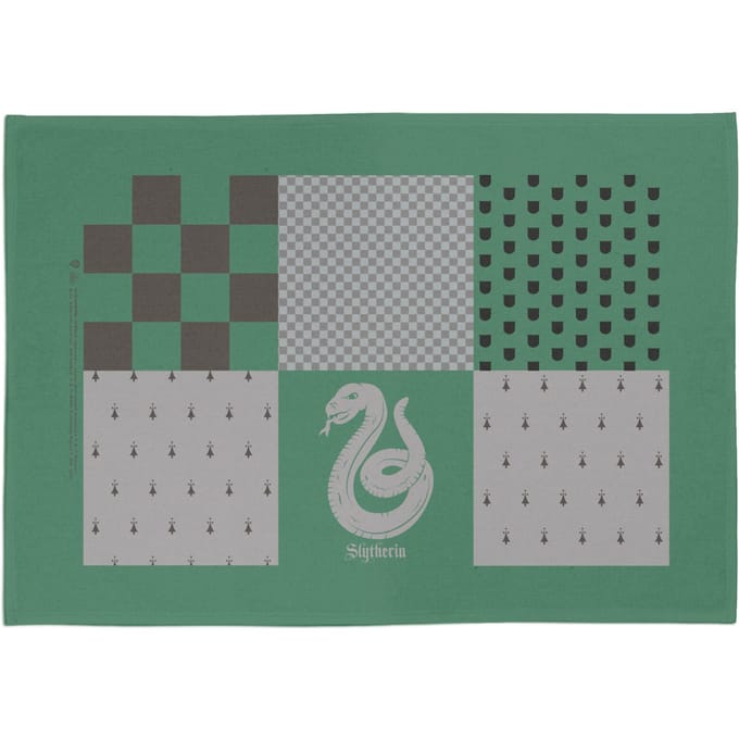Harry Potter Slytherin House Tea Towel