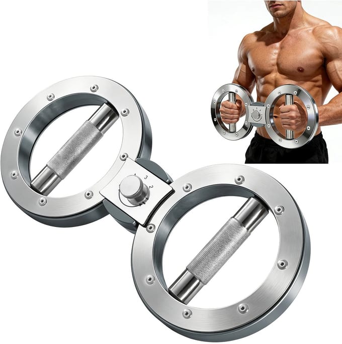 NordHaus Grip Strength Trainer - Onderarmtrainer Rotator Machine - Verstelbare Weerstand 3.6–6.8 kg - Gietijzer