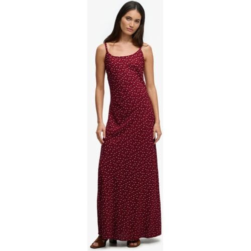 Superdry Maxi-jurk met Print Red Grootte: 34