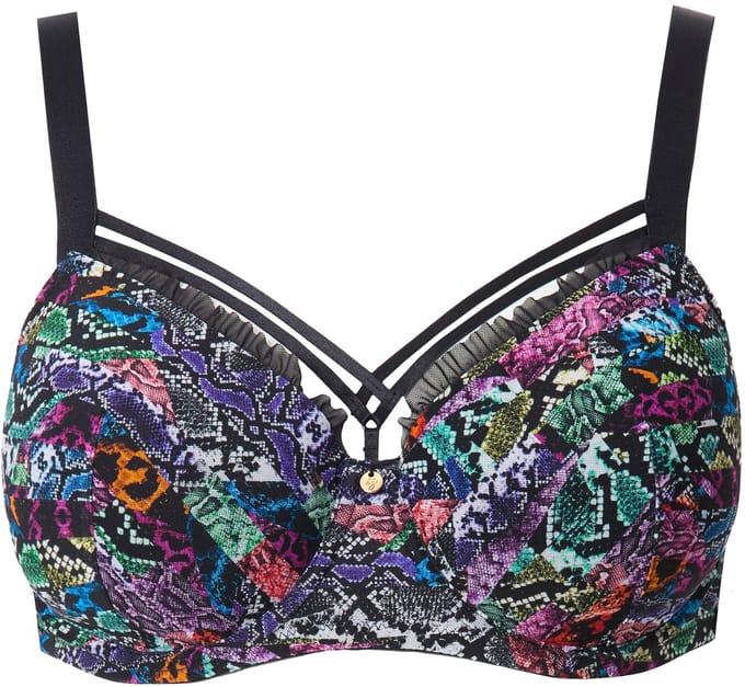 TruYou - Dames - TruYou beugelbeha zachte cups dierenprint - Multicolor - Maat 105E