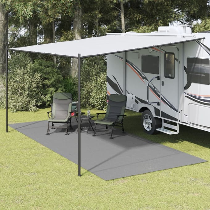 vidaXL - Tenttapijt - 6x2,5 - m - antracietkleurig