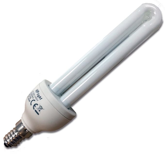 BRC reserve insecten spaarlamp UV-A BL 368, 18 Watt E14, 230 Volt