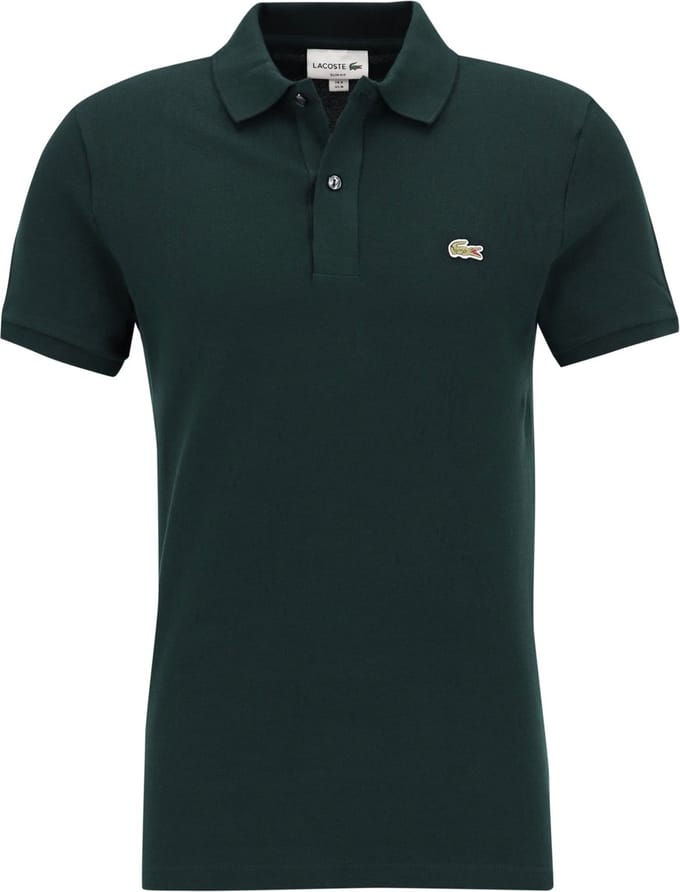 Lacoste Slim Fit polo - lindegroen
