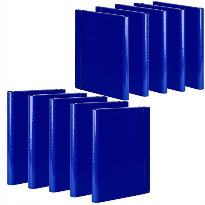 Set van 10 A4 Mapjes met Elastiek voor Documenten