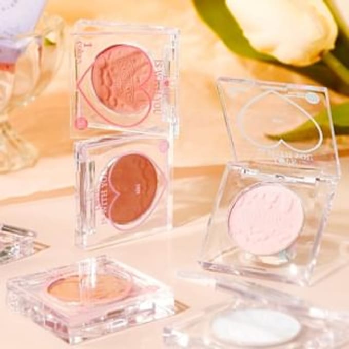 xixi - Peach Heart Monochrome Cheek Blusher - 4-6 #05 - 1.6g