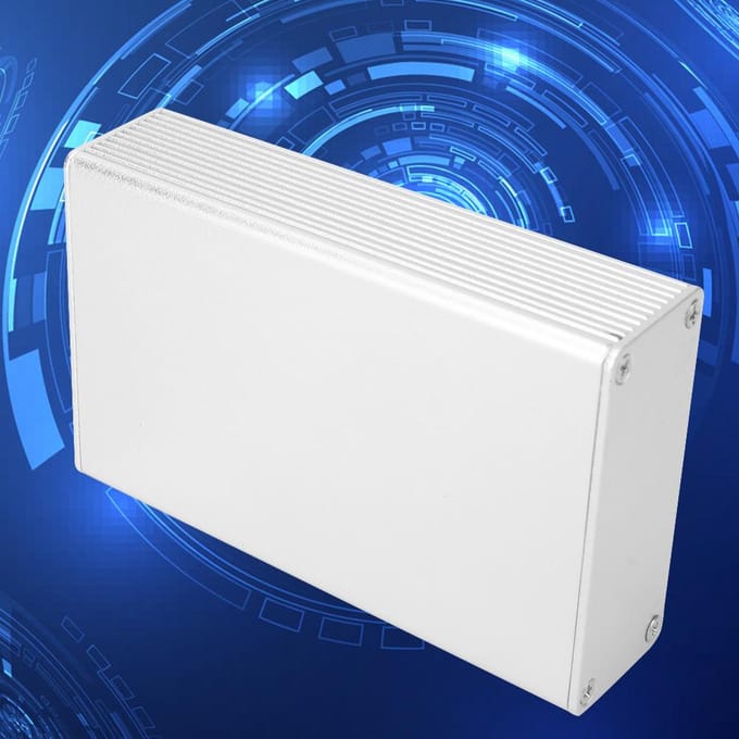 Geïntegreerde Aluminium Koelbehuizing Elektronische Doos voor Printplaat GPRS 27x66x100mm