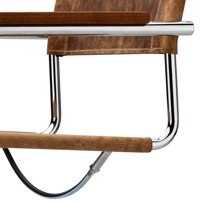 Thonet - S 34 Armleunstoel Pure materialen - bruin