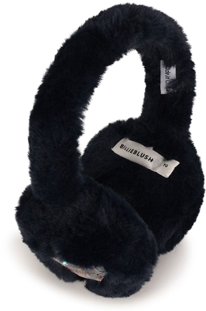 Oorwarmers meisje donkerblauw met glitterdetails
