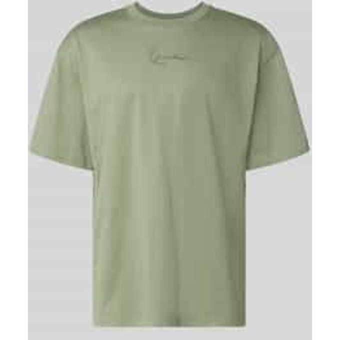 T-shirt met logo en ronde hals
