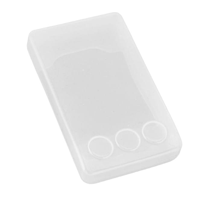 Fiets LCD Display Meter Cover Krasbestendig Stofdicht Regenbestendig Transparant Bedieningspaneel Siliconen white