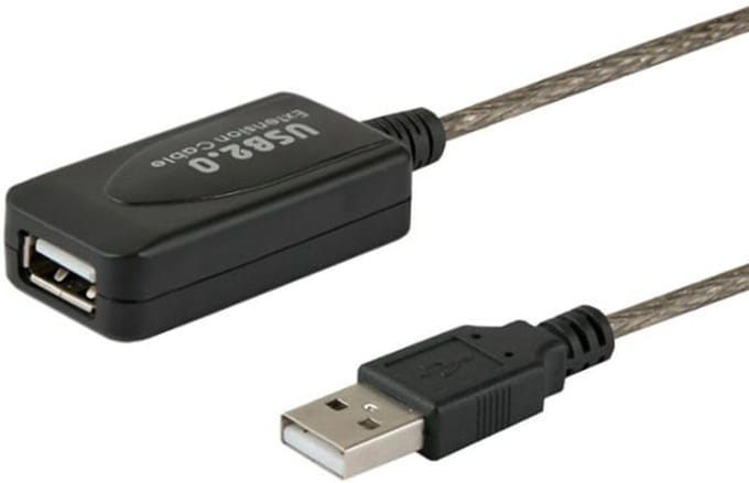 Savio Active Usb-Verlengkabel Cl-130 10M Voor Voedingen En Tv's