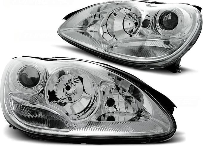Koplampen MERCEDES W220 S-Klasse 09 98-05 05 CHROOM