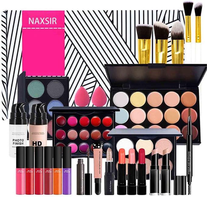 NAXSIR Beginner Make-up Set - Geschenkset - 29-Delig - Beginnervriendelijk, Geschenkwaardig, Volledig, Must-Have