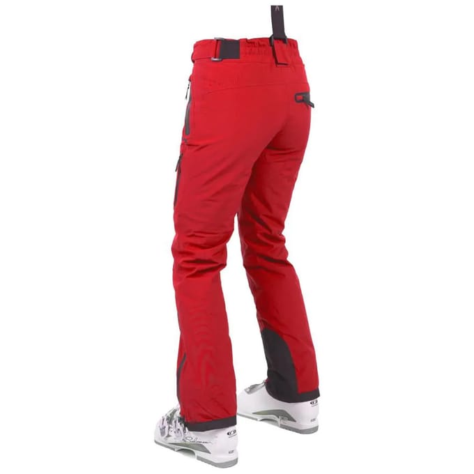 Trespass Dames/Dames Marisol II DLX Waterdichte Skibroek (Rood)