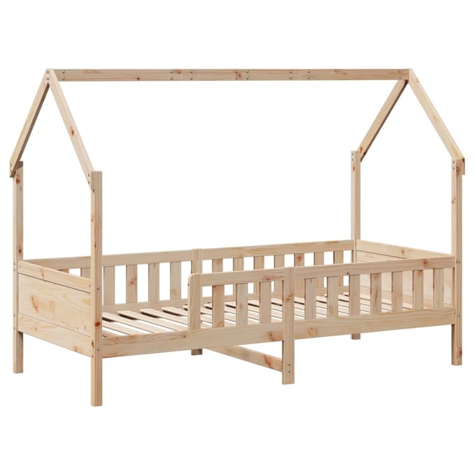 vidaXL - Bedhuis - massief - grenenhout - 80x200 - cm