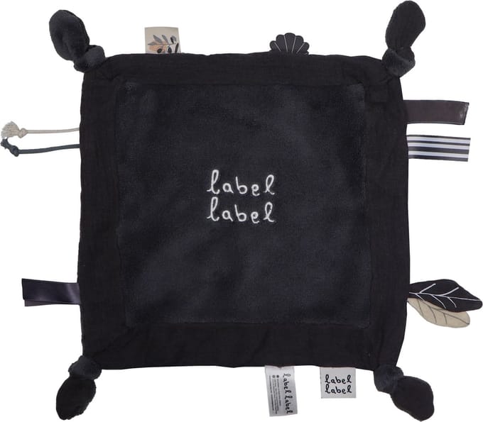 Label Label Donkerblauw Knuffeldoekje