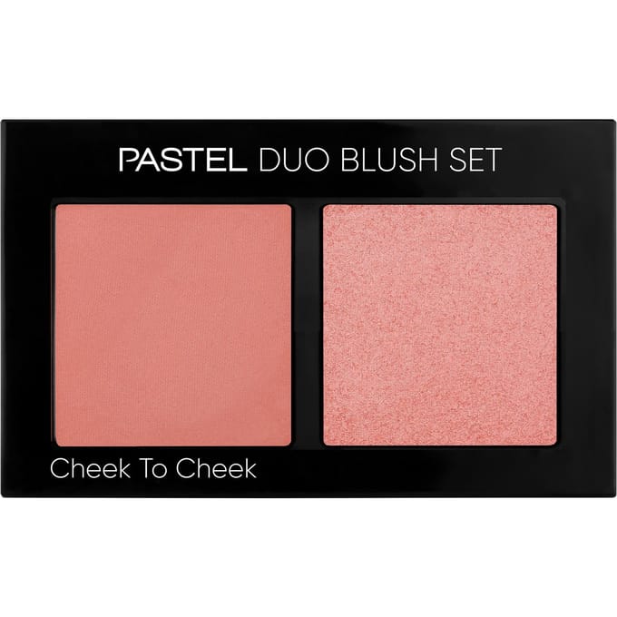 Pastel Duo Blush Set Palet Rouge voor Wangen Nr. 1 - Cheek To Cheek 1St