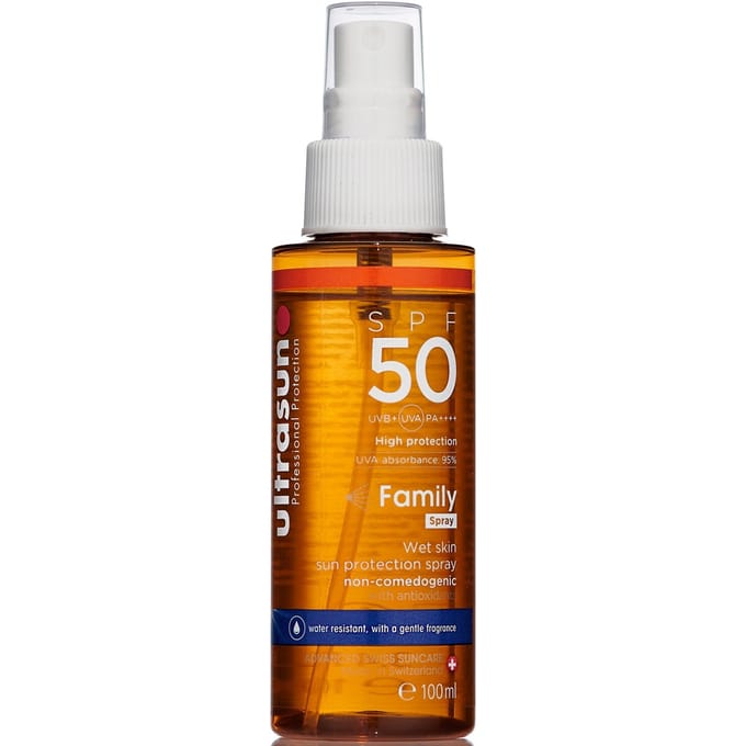 Ultrasun Family Wet Skin Spray SPF50 100ml