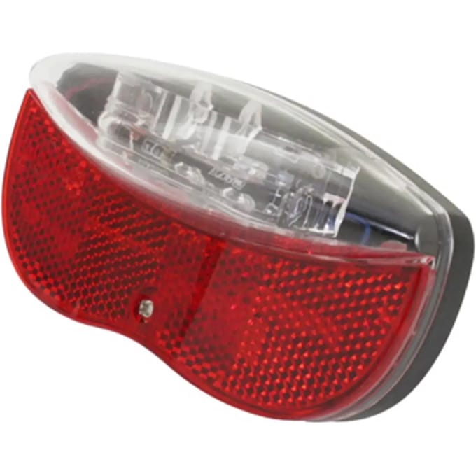 Feu éclairage arrière à 2 LED rouge P2R pour porte bagage velo Neuf