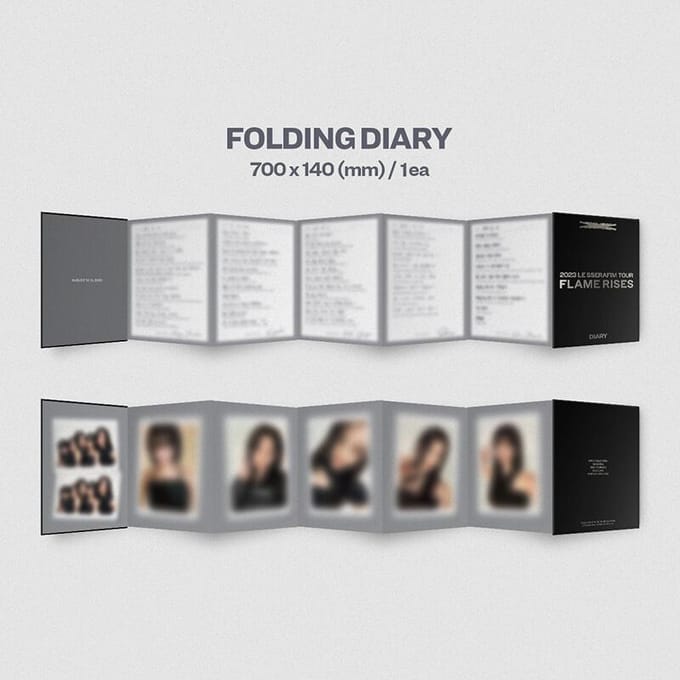 LE SSERAFIM - 2023 Tour [FLAME RISES] In SEOUL (Digitale code) No Weverse white