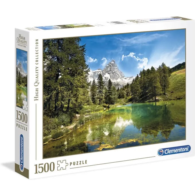Clementoni - Puzzel - 1500 Stukjes - Blue Lake - Puzzel Voor Volwassenen - High Quality Collection