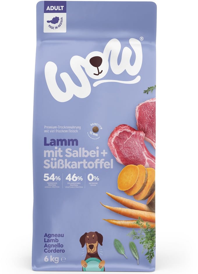 WOW! Adult Hondenvoer - Lam - 6 kg