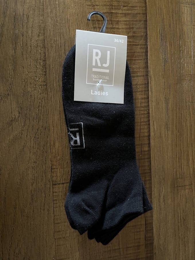 RJ Socks L. Sneakers Zwart 36/42