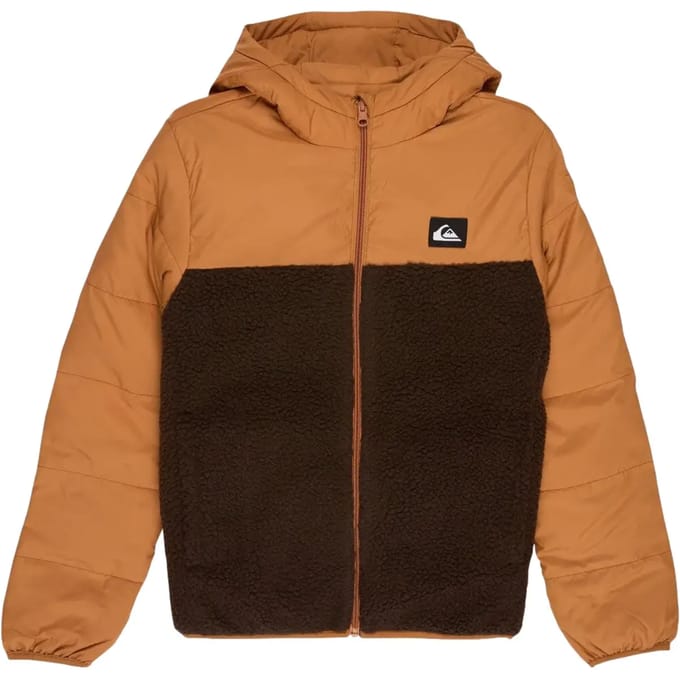 Kinderjack met rits en capuchon Quiksilver Scaly Reversible