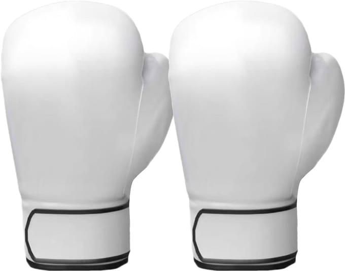 Bokshandschoenen - Kickboks handschoenen - Effectief Trainen - Versterkte naden - 10 OZ - Wit