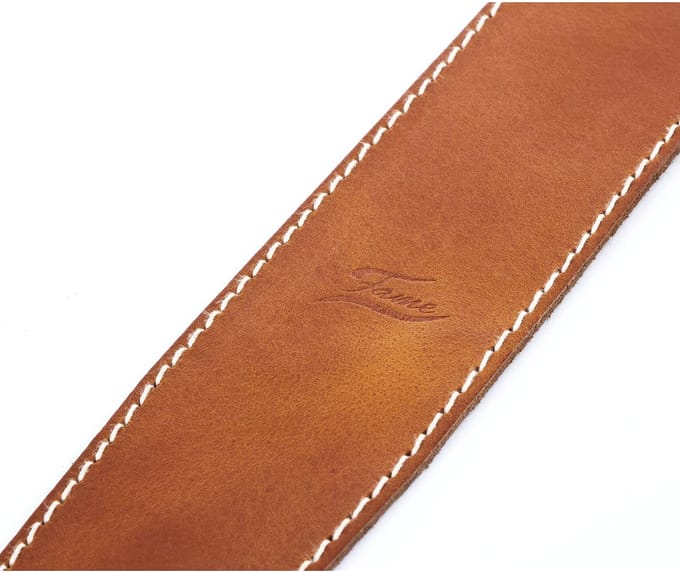 Fame Fame Custom 6 Strap Cognac  - Gitaarband