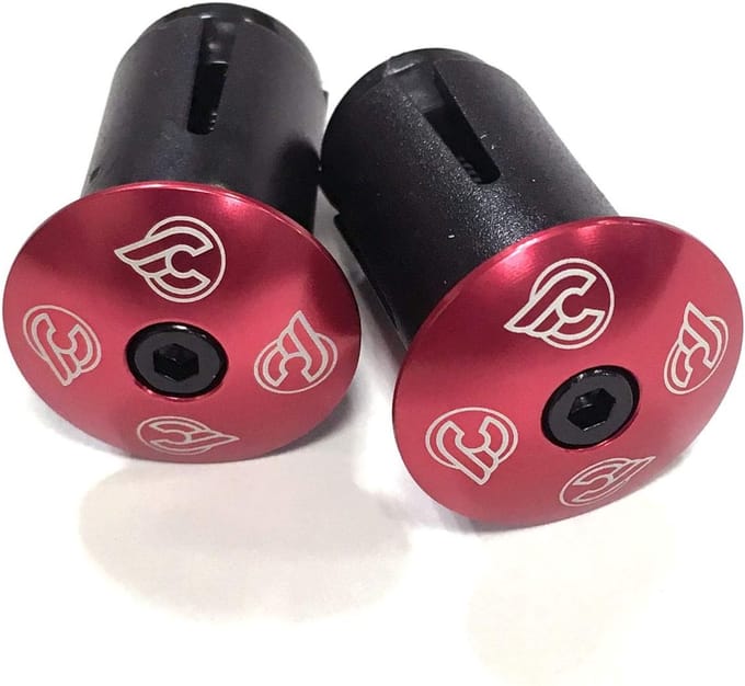 Stuurdoppen - Expander Pluggen - Fiets Bescherming - Trillingsdempend Materiaal - Universele Pasvorm - Rood