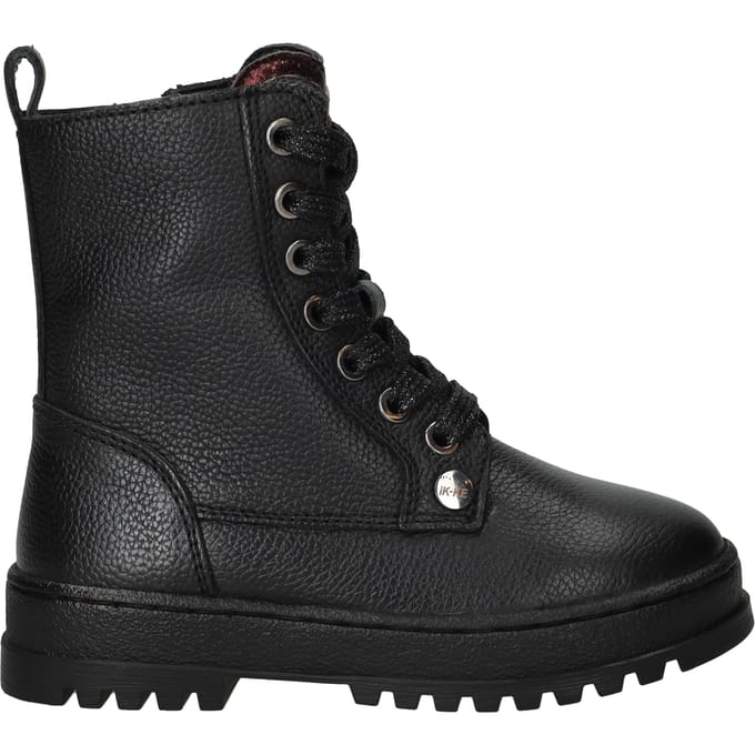IK-KE Veterboots - Meisjes - Zwart - Maat:32