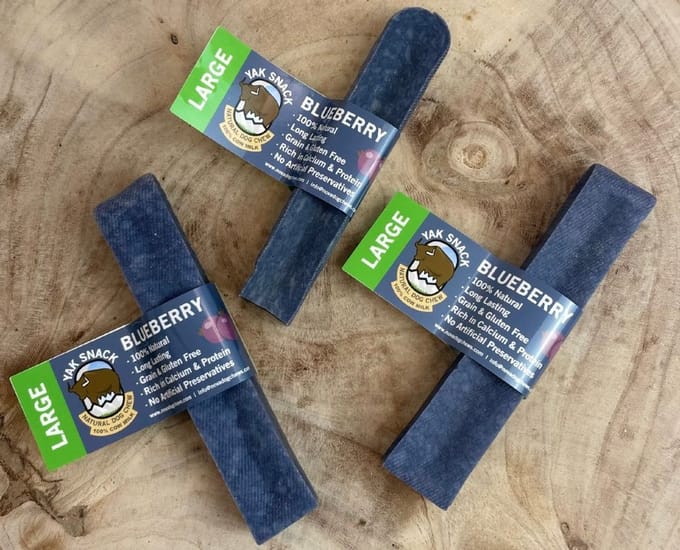Nova Yak Bosbes Kaas snack voor honden - 135 tot 155 gram