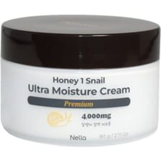 Nella - Honey 1 Snail Ultra Moisture Cream Premium 80ml 2025 Version - 80ml