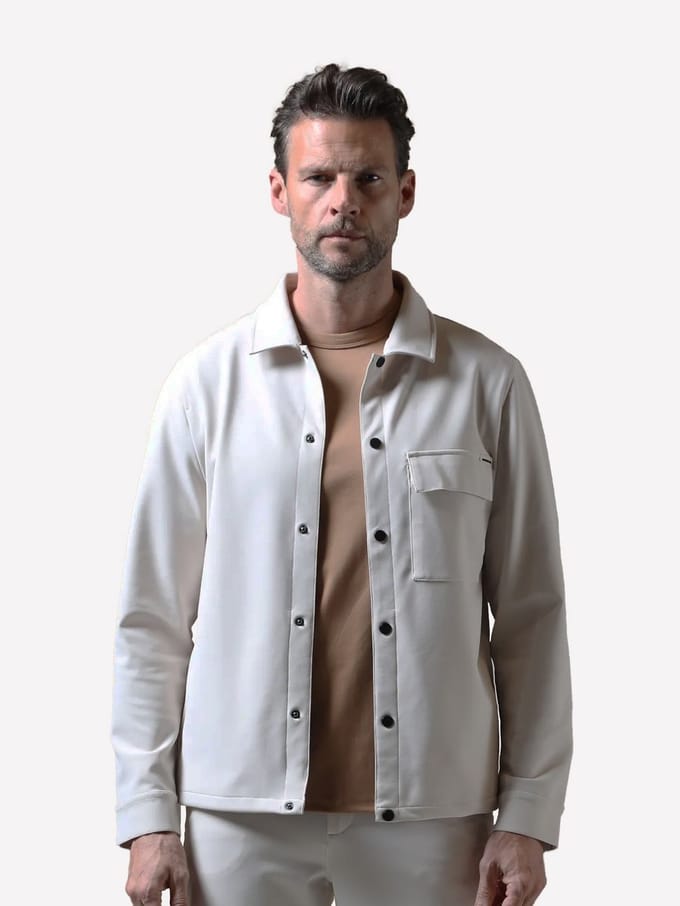 Gabbiano Overhemd Arvik 4265413 5002 Ivory Bone Mannen Maat - XL