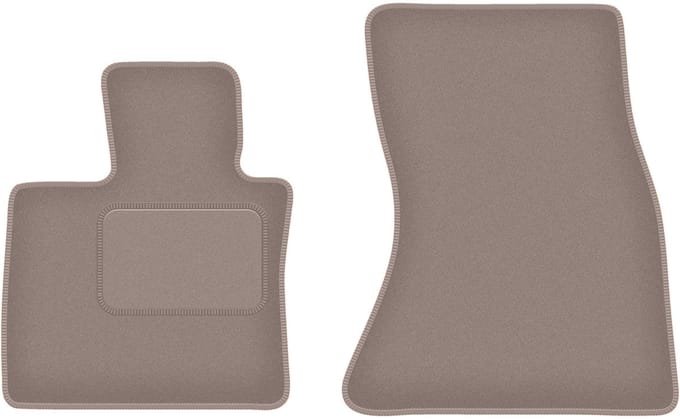 Beige voormatten voor: BMW X5 F15 7-zitter (2013-)