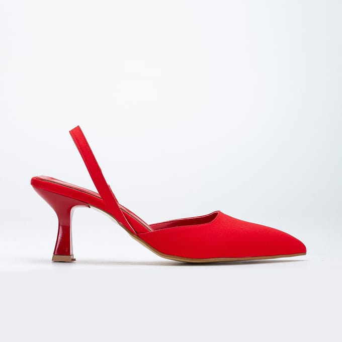 Rae Slingback Kitten Heel Pumps