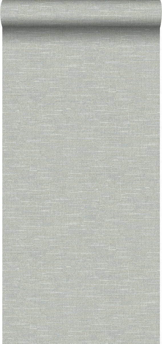 Origin Wallcoverings behang linnenstructuur blauw grijs - 347639 - 0,53 x 10,05 m
